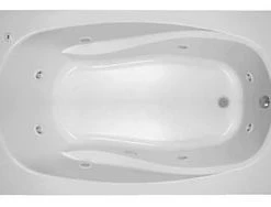 Buy ✨ PROFLO® Lansford 72 x 42 in. Whirlpool Drop-In Bathtub with End Drain in White 🥰