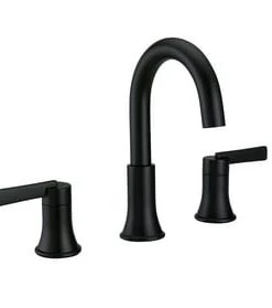 New ✔️ PROFLO® ORRS Two Handle Widespread Bathroom Sink Faucet with Brass Pop-Up Drain Assembly in Matte Black 🛒