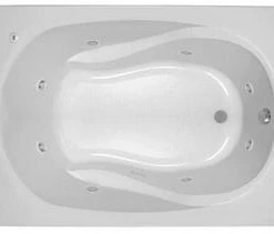 Wholesale 😀 PROFLO® Lansford 60 x 42 in. Whirlpool Drop-In Bathtub with End Drain in White 😍