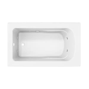 Budget 💯 PROFLO® Lansford 60 x 36 in. Whirlpool Drop-In Bathtub with Reversible Drain in White 😍 1 Budget 💯 PROFLO® Lansford 60 x 36 in. Whirlpool Drop-In Bathtub with Reversible Drain in White 😍