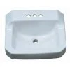 Coupon ✔️ PROFLO® 19-5/8 x 17-3/8 in. Wall Mount Bathroom Sink with 4 in. Centerset Faucet Holes in White 🔥