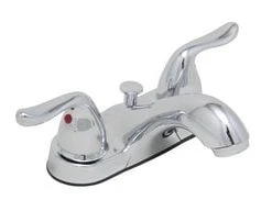 New ❤️ PROFLO® Two Handle Centerset Bathroom Sink Faucet in Brushed Nickel ✨