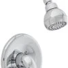 New 🥰 PROFLO® Single Lever Handle Single Function Pressure Balancing Shower Trim in Polished Chrome 😀