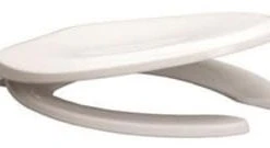 Budget ⭐ PROFLO® Elongated Open Front Commercial Toilet Seat with Cover in White 🔔