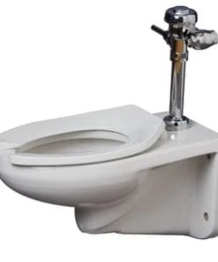 Discount ✔️ PROFLO® Elongated Siphon Jet Wall Mount Flush Vale Toilet Bowl in White 👍