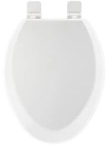 Flash Sale 💯 PROFLO® Greenwood Elongated Closed Front Toilet Seat in White with Soft Close ✔️