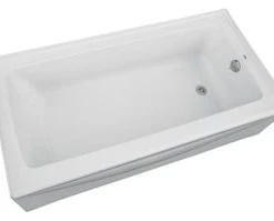 Top 10 😀 PROFLO® Hillsboro 59-3/4 x 30-1/4 in. Soaker Alcove Bathtub with Right Drain in White 🤩