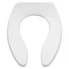 Best deal 🌟 PROFLO® Elongated Open Front Toilet Seat in White 🔥