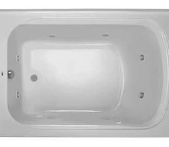 Best Sale 💯 PROFLO® Plus A Series 60 x 42 in. Whirlpool Alcove Bathtub Right Drain in White 😉