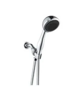 New 🧨 PROFLO® 5-Function Hand Shower in Polished Chrome with 60 in. Hose and Shower Arm Mount 😀