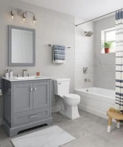 Hot Sale ❤️ PROFLO® Hillsboro 60 x 36 in. Whirlpool Alcove Bathtub with Left Drain in White ⌛ -Cheap Proflo Shop Query 391