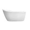Discount ❤️ PROFLO® Bingham 59 x 32 in. Freestanding Bathtub with End Drain in White 😀