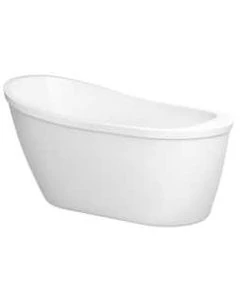 Discount ❤️ PROFLO® Bingham 59 x 32 in. Freestanding Bathtub with End Drain in White 😀 -Cheap Proflo Shop Query 413