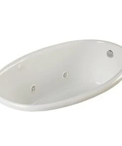 Flash Sale ⌛ PROFLO® Plus A Series 70 x 40 in. Whirlpool Drop-In Bathtub with End Drain in Biscuit 😉