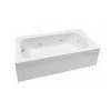 Cheapest ✨ PROFLO® Plus Series 72 x 36 in. Whirlpool Alcove Bathtub Right Drain in Biscuit ✔️