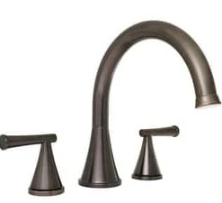 Promo 🔔 PROFLO® Willett Two Handle Roman Tub Faucet in Oil Rubbed Bronze Trim Only 🔔