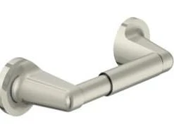 Promo 😍 PROFLO® Gerald Concealed Mount and Wall Mount Toilet Tissue Holder in Brushed Nickel 🎉