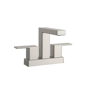 Budget ✨ PROFLO® Kelper Two Handle Centerset Bathroom Sink Faucet in Brushed Nickel ❤️ 1 Budget ✨ PROFLO® Kelper Two Handle Centerset Bathroom Sink Faucet in Brushed Nickel ❤️