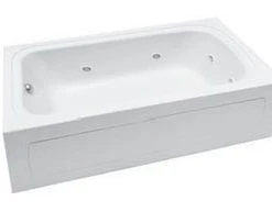 Brand new 💯 PROFLO® Plus A Series 60 x 42 in. Soaker Alcove Bathtub with Left Drain and Integral 💯 Skirt in Biscuit ⭐