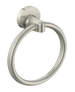 Deals ✔️ PROFLO® Gerald Round Closed Towel Ring in Brushed Nickel 😀