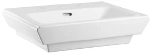 Outlet 🎉 PROFLO® Kenai 23 x 18-1/2 in. Rectangular Fireclay Pedestal Bathroom Sink, 4 in. Centerset in White 😍 1 Outlet 🎉 PROFLO® Kenai 23 x 18-1/2 in. Rectangular Fireclay Pedestal Bathroom Sink, 4 in. Centerset in White 😍