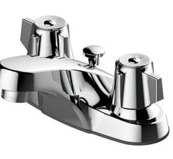 Hot Sale 🔥 PROFLO® Kinross Two Handle Centerset Bathroom Sink Faucet in Polished Chrome 🔥
