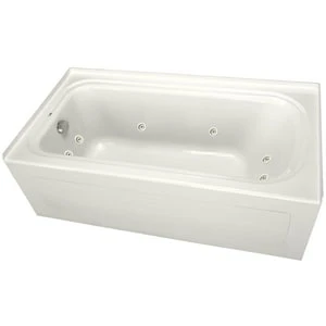Cheap 😉 PROFLO® Plus 66 x 36 in. Acrylic Left Hand Rectangle Whirlpool Bathtub with Skirt in Biscuit ⌛ 1 Cheap 😉 PROFLO® Plus 66 x 36 in. Acrylic Left Hand Rectangle Whirlpool Bathtub with Skirt in Biscuit ⌛
