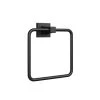 New ⌛ PROFLO® Kelper Rectangular Closed Towel Ring in Matte Black 🔔