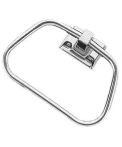 Best reviews of ❤️ PROFLO® Square Closed Towel Ring in Polished Chrome 😀