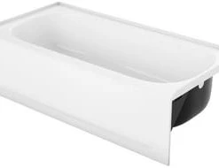 Hot Sale 😉 PROFLO® Folsom 60 x 30 in. Soaker Alcove Bathtub with Right Drain in Biscuit 💯