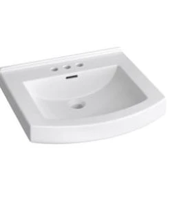 Brand new 🧨 PROFLO® Otter Creek 20 x 19 in. Rectangular Vitreous China Pedestal Bathroom Sink, 4 in. Centerset in White ✔️