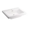Brand new 🌟 PROFLO® Holyoke 24-1/2 x 20-1/2 in. Rectangular Fireclay Pedestal Bathroom Sink, Single Hole in White ❤️