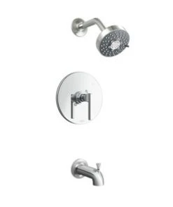 Best deal ⭐ PROFLO® Pixley Single Handle Bathtub & Shower Faucet in Polished Chrome Trim Only 🥰