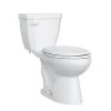 Budget 😀 PROFLO® Calhoun 1.28 gpf Elongated Two Piece Toilet in White 🛒